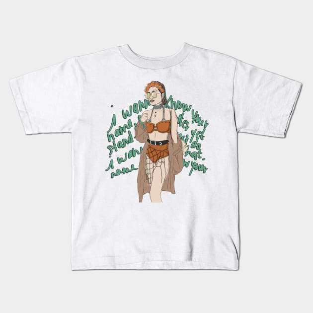 Amora Kids T-Shirt by aubdesigns